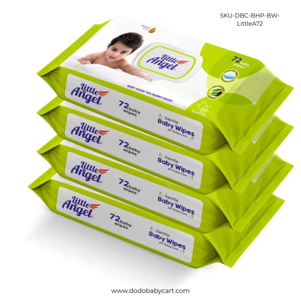 Little Angel Baby Wipes, 72 wipes