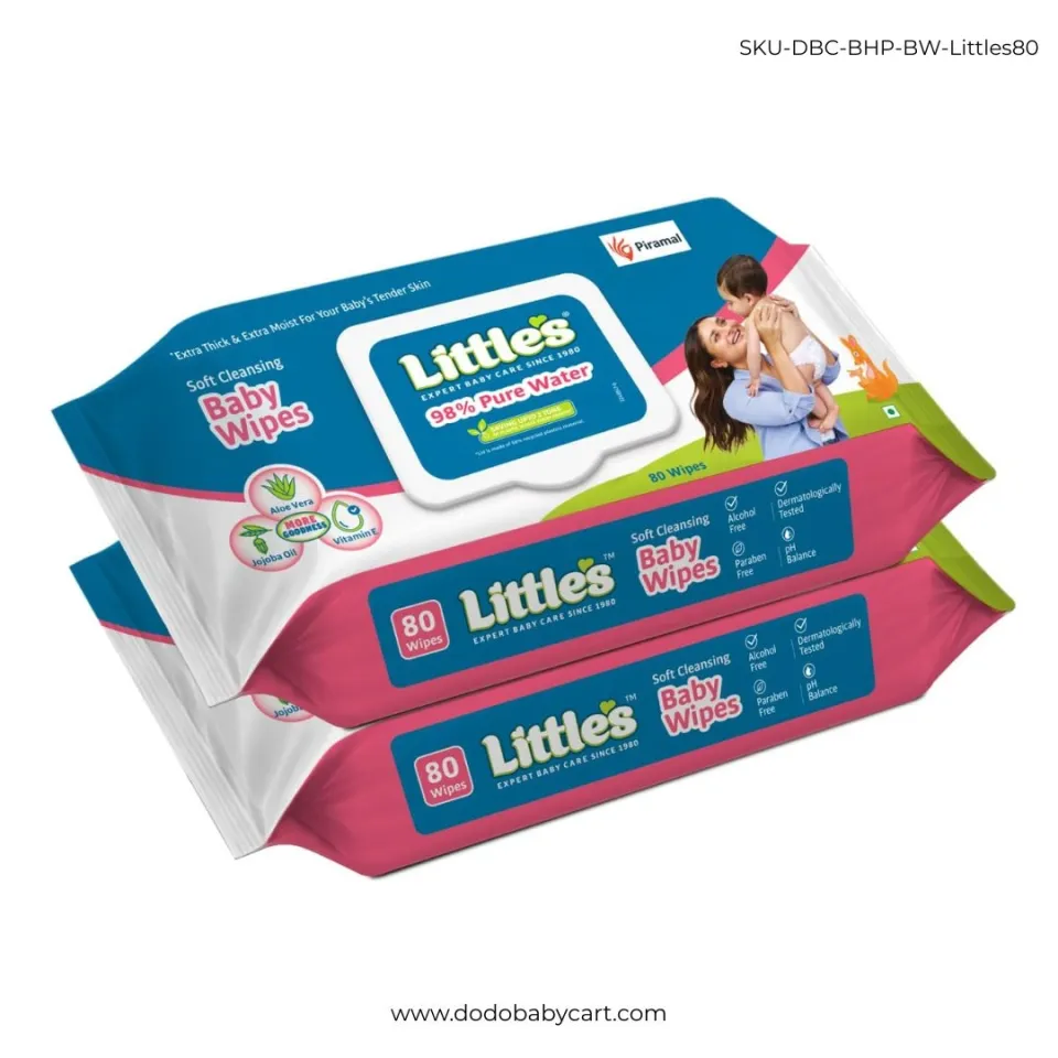 Littles Baby Wipes, 80 wipes
