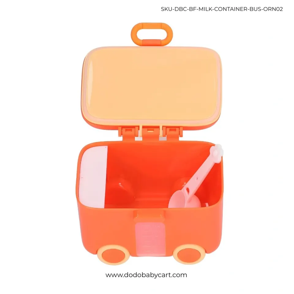 The Little Lookers Baby Milk Powder Container — Orange